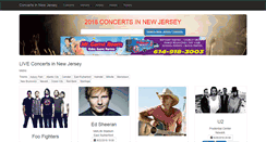 Desktop Screenshot of concertsnewjersey.com