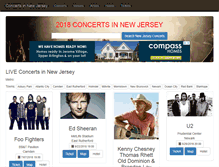 Tablet Screenshot of concertsnewjersey.com